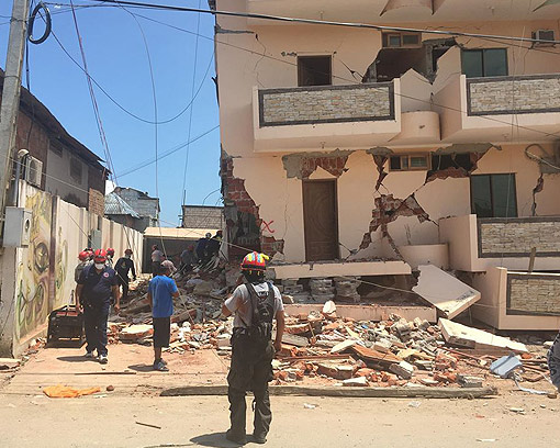 Devastating Earthquake Damage in Ecuador
